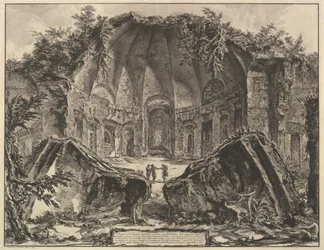 Villa de Adriano: El Canopo Avanzi del Tempio Dio Canopo nella Villa Adriana en Tivo..., ca. 1769