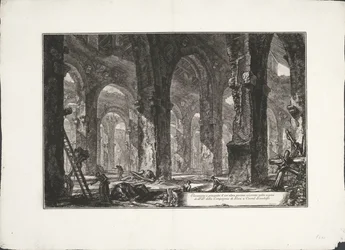 Interior van badhuis en Castelgandolfo Alzado y alzado de otra piscina existente en el viñedo del P.P. de la Compañía de Jesús en Castel Gandolfo. (título en el objeto) Archeologische vondsten uit Albano en Castel Gandolfo (título de la serie) Antigüedad