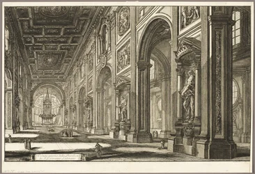 Vista interior de la Basílica de San Juan de Letrán, de Vistas de Roma