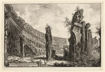 Vista interior del Coliseo, de Vistas de Roma
