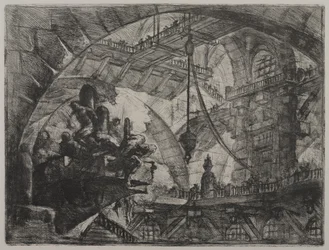 Invenzioni Capric di Carceri; Hind 13, Primer Estado de Tres, c.1749