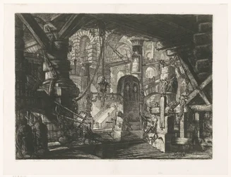 Muelle con cadenas Mazmorras (título de la serie) Carceri d