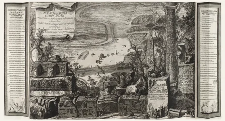 Scenographia Campi Martii, página de Il Campo Marzio dell