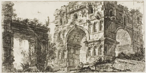 Templo de Jano, lámina 11 de Algunas vistas de arcos triunfales y otros monumentos