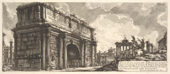El Arco de Septimio Severo (Arco di Severo e Caracalla)
