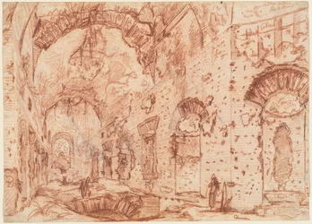 El "Canopo" de la Villa Adriana en Tívoli