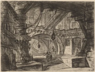 El muelle con cadenas