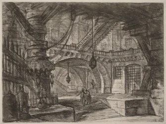 El muelle con cadenas
