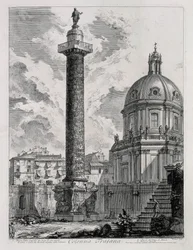 Columna de Trajano (de: Vedute di Roma)