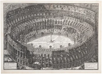 Veduta del Anfiteatro Flavio llamado el Coliseo, 1776