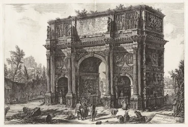 Vista del Arco de Constantino, de Vistas de Roma
