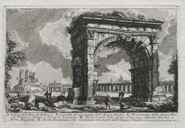 Vista del Arco de Gallieno