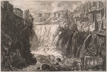 Vista de la cascada de Tívoli