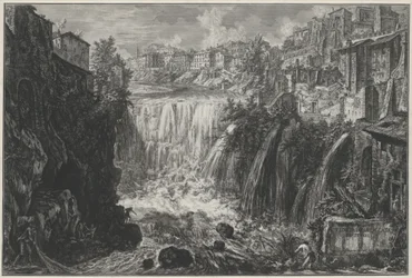 Vista de la cascada de Tívoli
