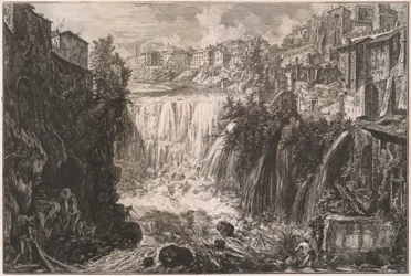 Vista de la cascada de Tívoli