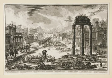 Vista del Campo Vaccino, desde Vistas de Roma