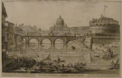 Vista del Puente y el Castillo de Sant
