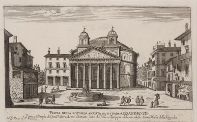 Vista del Panteón, c.1778-92 (aguafuerte)