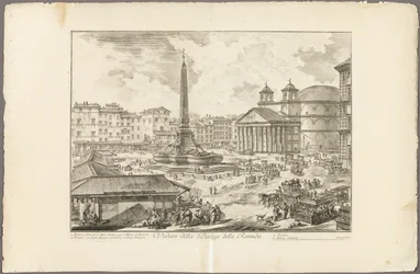 Vista de la Piazza della Rotonda, de Vistas de Roma
