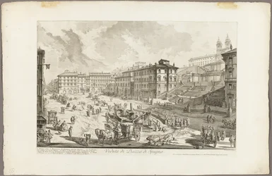 Vista de la Piazza di Spagna, de Vistas de Roma