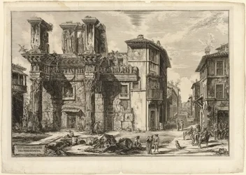 Vista de los Restos del Foro de Nerva, de Vistas de Roma