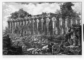Vista de los Templos de Paestum