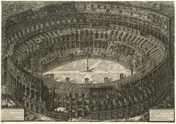 Vistas de Roma: El Coliseo, 1776
