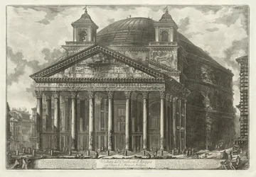 Vistas de Roma: El Panteón, 1761