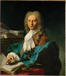 Retrato de un matemático (pintura sobre lienzo)