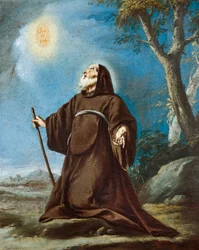 San Francisco de Paula, por Giovanni Battista Pittoni el Joven (1687-1767)