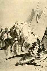 Alejandro y Bucéfalo, mediados del siglo XVIII, 1928