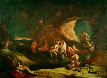 Diana y Acteón, c.1720-21