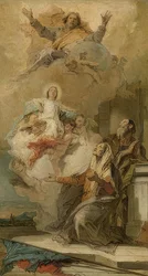 La Inmaculada Concepción (Joachim y Ana Reciben a María de Dios)
