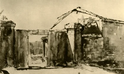 Entrada a un Patio de Granja, mediados del siglo XVIII, 1928
