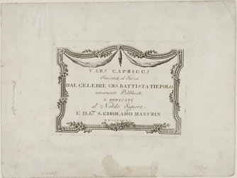 Frontispicio de Capricci