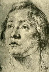 Cabeza de un joven, mediados del siglo XVIII, 1928