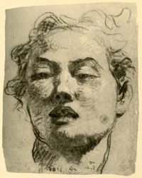 Cabeza de un joven, mediados del siglo XVIII, 1928