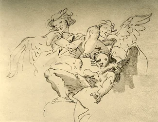 Ángeles flotantes, mediados del siglo XVIII, 1928