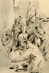 Madonna con santos, mediados del siglo XVIII, 1928