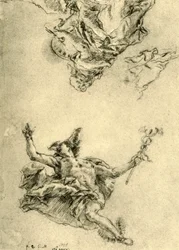 Mercurio y la pintura, 1752-1753, 1928