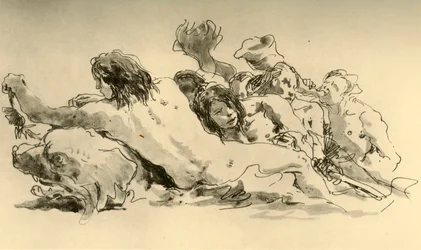Nereidas y Tritón, c1753-1762, 1928