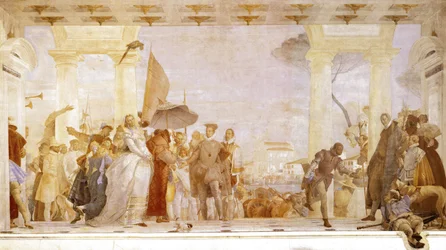 Recepción de Enrique III en la Villa Contarini.