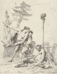 Familia de sátiros Pan y su familia, de los Scherzi