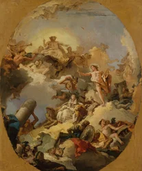 La apoteosis de la monarquía española, 1760s