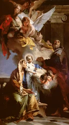 La Educación de la Virgen, 1732