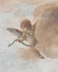 La Caída de los Demonios, Historias de Escipión, detalle, 1731 (detalle)