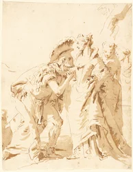El encuentro de Antonio y Cleopatra