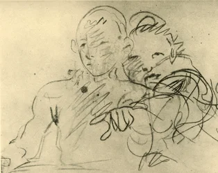 Dos niños, mediados del siglo XVIII, 1928