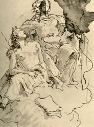 Dos mujeres, mediados del siglo XVIII, 1928