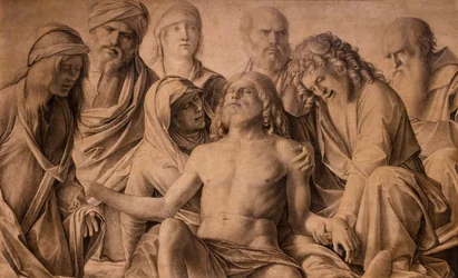 Lamentación de Cristo, hacia 1485-1505 (temple sobre madera)